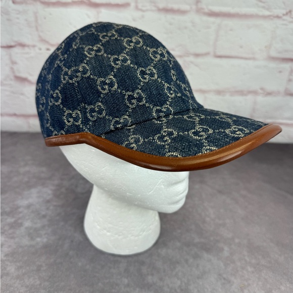 Gucci Accessories - Gucci Denim GG Baseball Cap Hat Large